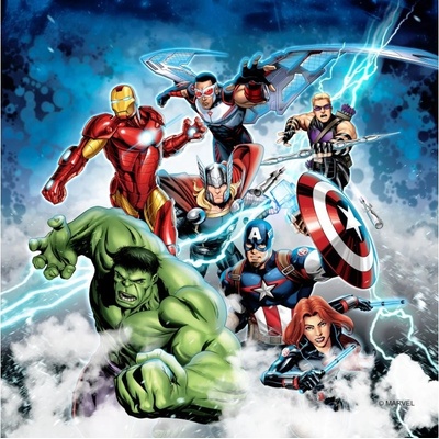 Dekorační polštář Avengers CND3137 - 40 x 40 cm