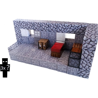 Toybit Magnetická stavebnice Minecraft Craftovací místnost 83ks