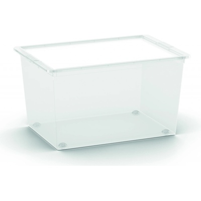 KIS C Box XL - transparent 50l s kolečky