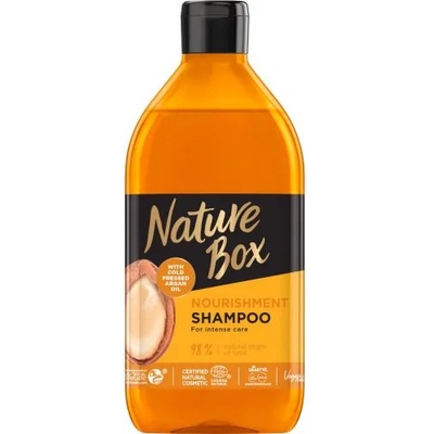 Nature Box Argan Oil Shampoo - Натурален подхранващ шампоан с масло от арган 385мл