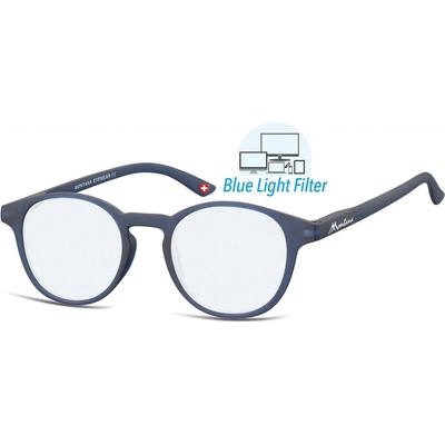 Montana Eyewear brýle na čtení a na počítač BLF52A modré