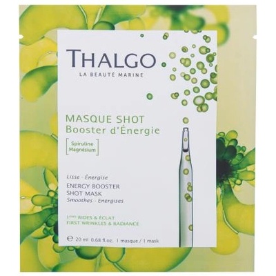 Thalgo Shot Mask Energy Booster енергизираща текстилна маска 20 ml за жени