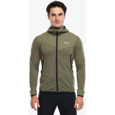Salewa Agner Hybrid Polarlite Durastretch FZ Hooded faded green