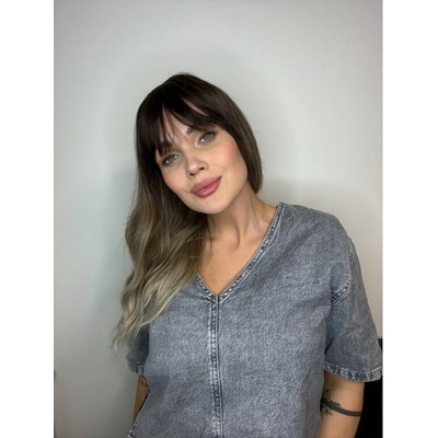 Gina čokoládově Hnědá ombré paruka