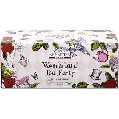 AHMAD TEA Wonderland tea party darčeková kolekcia čajov 30 sáčkov