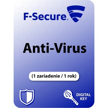 F-Secure Antivirus 1 lic. 12 mes.