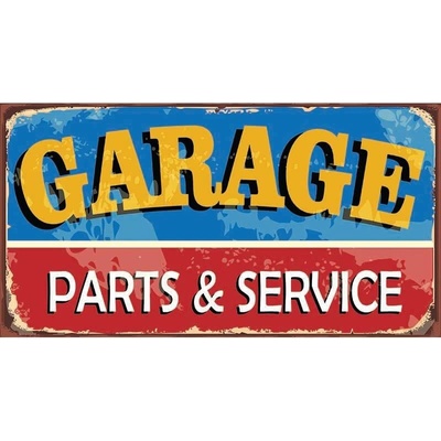 Ceduľa Garage Part & Service