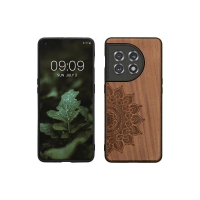 kwmobile Dřevěné OnePlus 11 hnědé