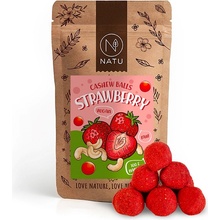 Natu Jahodové guličky s kešu krémom 70 g