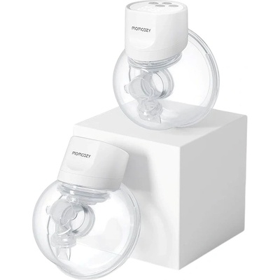 Momcozy Двойна електрическа помпа за кърма Momcozy - S12 Pro, Hands-free, White (BP167-WH00BA-A)