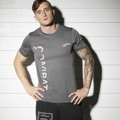 Reebok pánské tričko COMBAT šedé