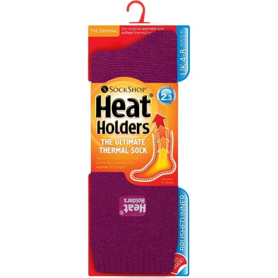Heat Holders dámske termo ponožky ORIGINAL jednofarebné Fuksia