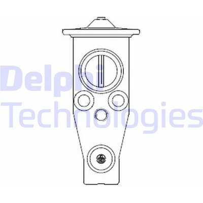 DELPHI Expanzní ventil, klimatizace CB1017V