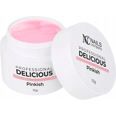 Nc Delicious gel Pinkish Builder gel na nehty stavební gel 15 g