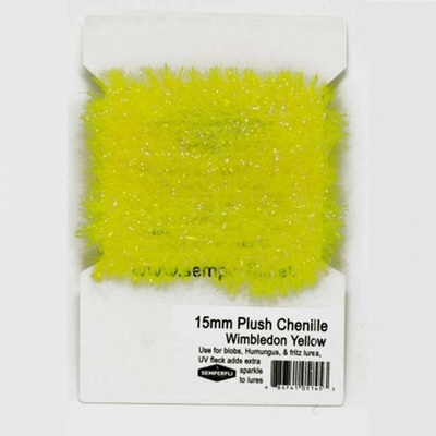 Semperfli Šenylka Plush Transluscent Chenille Fl Wimbledon Yellow 15mm