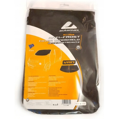 AUTOMAX tepelná clona zimná čierna 175x90cm