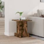 vidaXL Крайна масичка Димян дъб 35, 5 x 35 x 40 см Инженерна дървесина (891212)