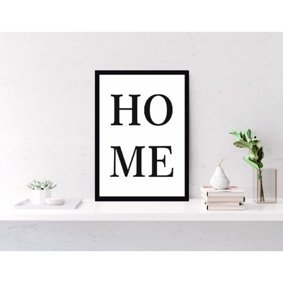 Divio Plakát home, vzor 61195 Velikost: 30x40 cm, Rám: žádný rám