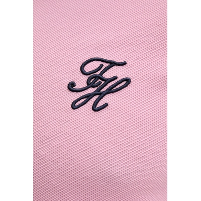 Tommy Hilfiger тениска с яка мъжка от памук SUMMER (MW0MW43046)