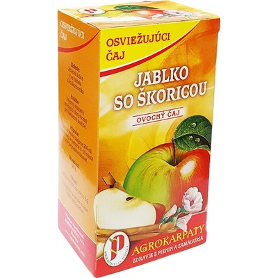 AGROKARPATY čaj OVOCNY JABLKO SO SKORICOU 20 x 2 g