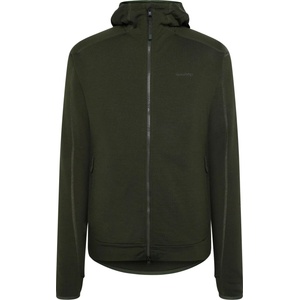 KnowledgeCotton Apparel Мъжко поларено яке Knowledgecotton apparel Cleaver Wool 320 Fleece Hoody Fleece jacket - Forrest Night (005-6704-0211)