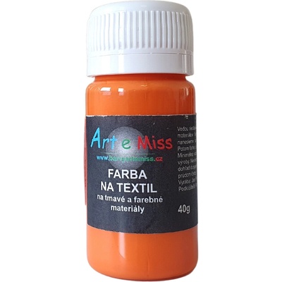 Artemiss Farba na tmavý textil 64 oranžová 40 g
