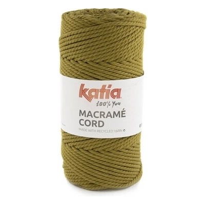 MACRAME CORD 4mm Katia Farby MACRAME CORD: 118 khaki - VÝPREDAJ