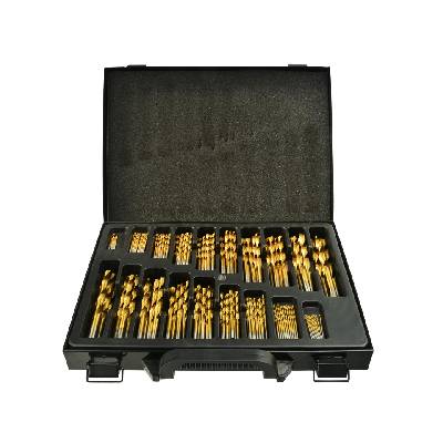 GEKO Sada titánových vrtákov HSS do kovu 170ks 1,5mm – 10mm