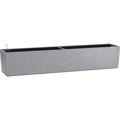 Lechuza Samozavlažovací truhlík Balconera Stone plast 99 x 19 x 19 cm kámen šedý