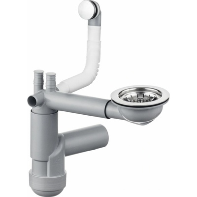 DEANTE Sifon stainless nerez Náhradní sifonová sada, 1 bowl ZXY_9917 – Sleviste.cz