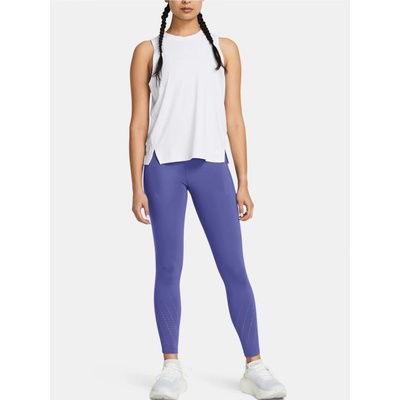 Under Armour UA Launch Elite Ankle Tights fialové