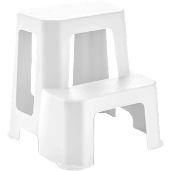 HORECANO KIDS-Табуретка-стълба 42, 7x44, 2x44, 2cm БЯЛА (6115-W) (014867)