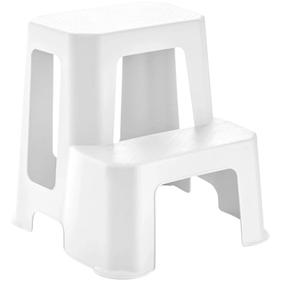 HORECANO KIDS-Табуретка-стълба 42, 7x44, 2x44, 2cm БЯЛА (6115-W) (014867)