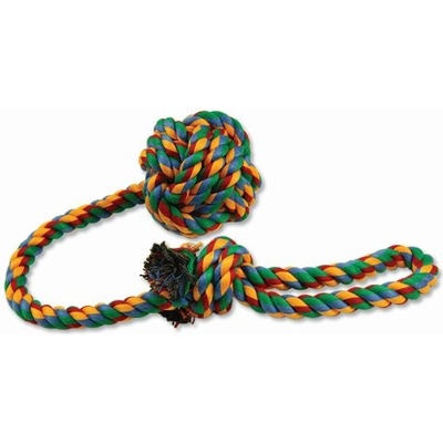 Dog Fantasy bavlna přetahovadlo barevné házecí 35 cm