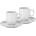 WMF Чаша за еспресо с чинийка barista, комплект 2 бр. , бяла, wmf (wm695939440)