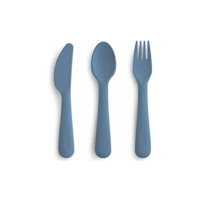 Mushie sada príboru Twilight blue 3 ks