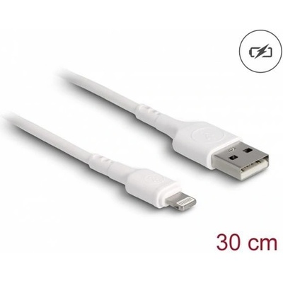 Delock 87866 Nabíjecí USB na iPhone™, iPad™, iPod™, 30cm, bílý