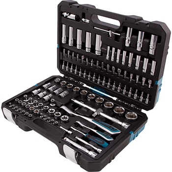 GROSS К-т инструменти, 109 бр. , тресчотка 120 зъба, CrV, 1/4" , 1/2" Gross (14155)