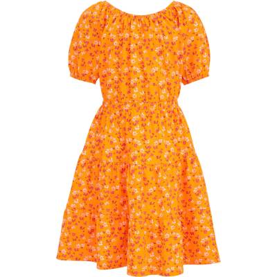 WE Fashion Рокля оранжево, размер 134-140