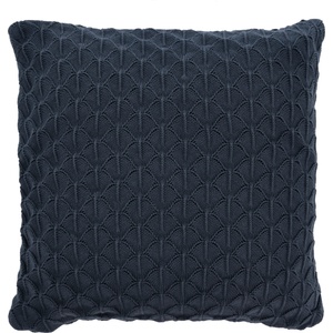 Södahl Декоративна възглавница Scallop 45 x 45 см индигова (28975)