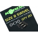Korda Obratlík veľ.8 Swivel 20 ks