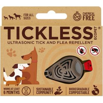 Tickless pet Ultrazvukový odpuzovač klíšťat a blech pro psy barvy hnědé 1 kus