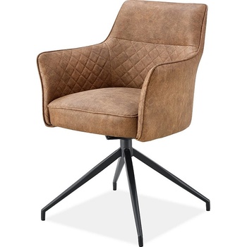 ЕВРОМАР Трапезен стол К-359 кафяво / черно