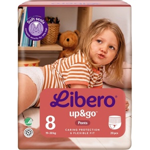 Libero Up&Go Пелени-гащички 19-30kg XL8 (20 бр) (80102)
