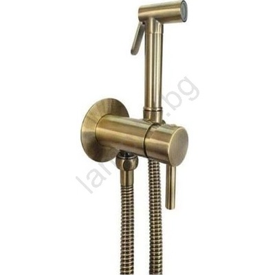 PAFFONI - стенен комплект с ръчен душ за биде за вградена инсталация RINGO WEST бронз (PF0120)