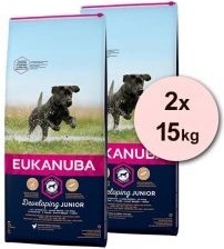 Eukanuba Developing Junior Large Breed 2 x 15 kg od 95 9 Heureka.sk