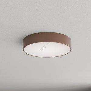 Brilagi - Плафон за баня със сензор CLARE 3xE27/24W/230V Ø 40 см кафяв IP54 (BG5231)