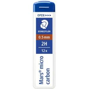 STAEDTLER Графитно олово, 2H, 0, 5 mm, STAEDTLER "Mars Micro Carbon 250" 250 05-2H (250 05-2H)
