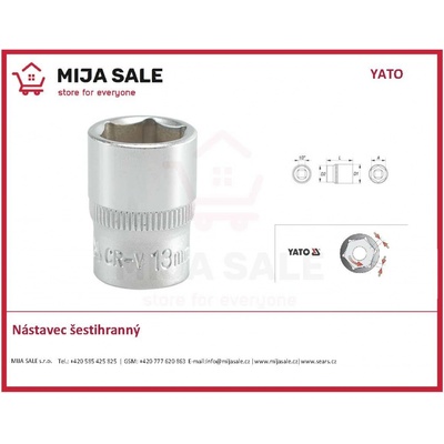 Yato Šestihranný bit 1/4 - 13 mm