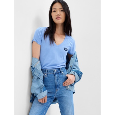 GAP Тениска с V-образно деколте GAP GAP | Sin | ЖЕНИ | XXS